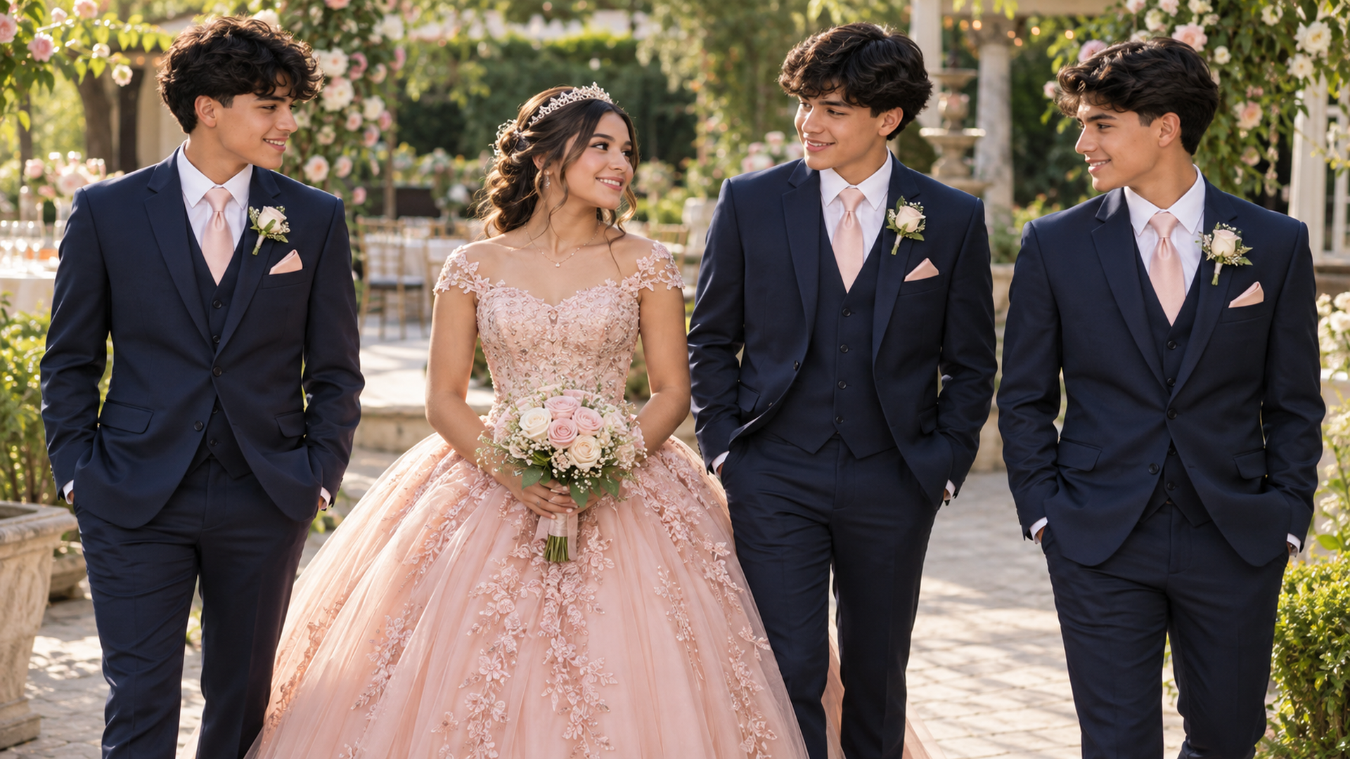 How to Coordinate Chambelan Tuxedos for a Quinceañera